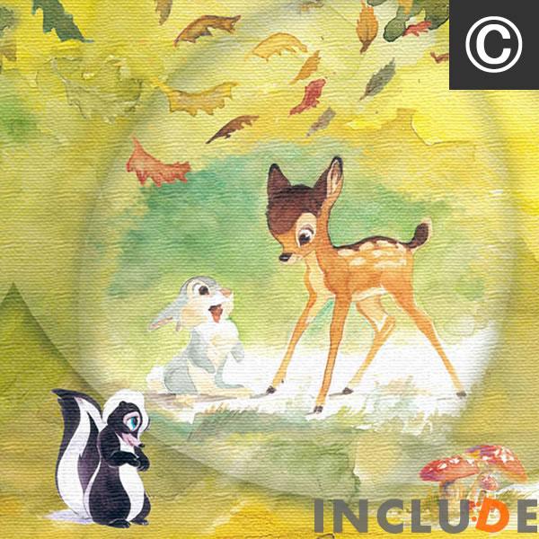アートパネル バンビ ファリーン とんすけ Flower リス Faline 小鹿 冒険 小鹿のバンビ |  | 08