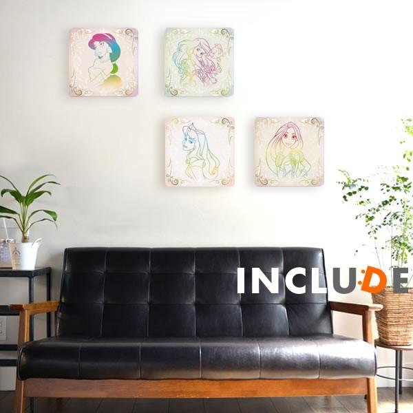 アートパネル ファブリックボード アラジン マレフィセント 塔の上のラプンツェル リトルマーメイド ディズニープリンセス | 