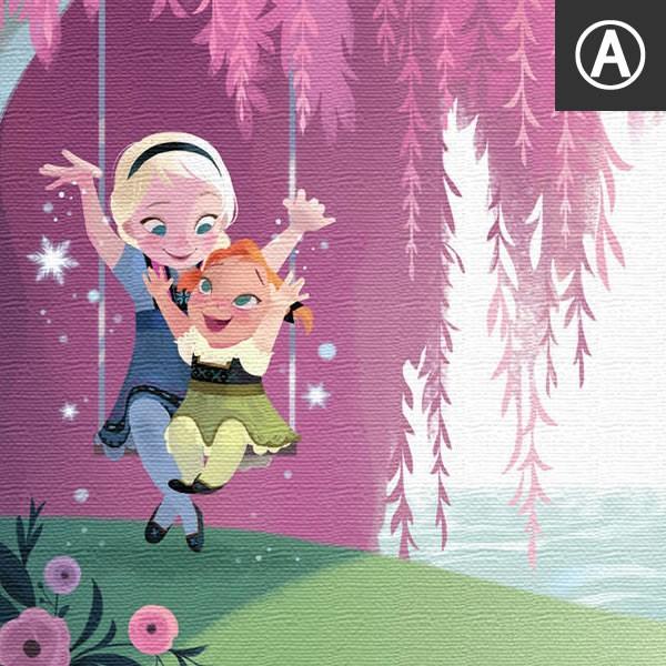アートパネル ベル ファブリックボード アナと雪の女王 物語 ブランコ 閉じこもり 元気出せ 姉妹 映画 ストーリー Disney |  | 06