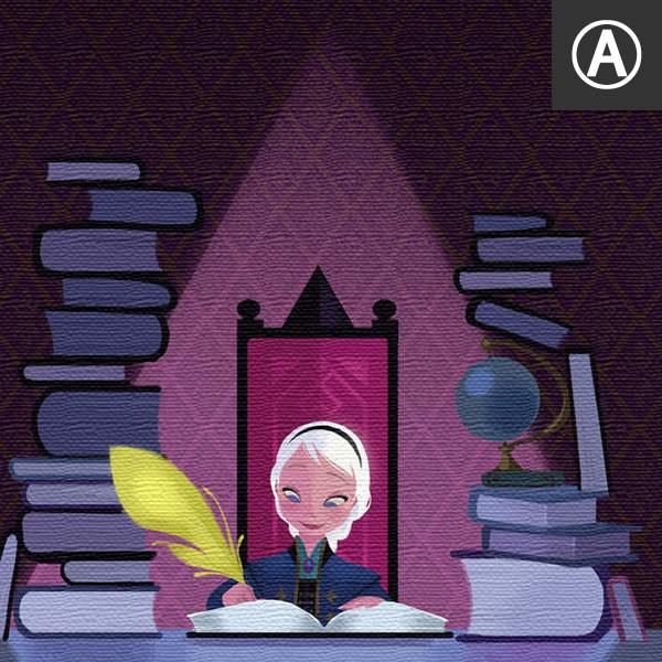 アートパネル ベル ファブリックボード アナと雪の女王 物語 勉強 書き物 シトロン 馬と一緒 寝起き 映画 ストーリー ファブリックパネル Disney |  | 06