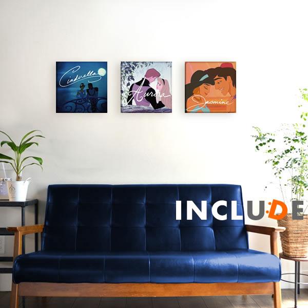 アートパネル シンデレラ プリンス・チャーミング オーロラ姫 フィリップ王子 ジャスミン アラジン デート グリム兄弟 グリム童話 モノクロ 哀愁 | 