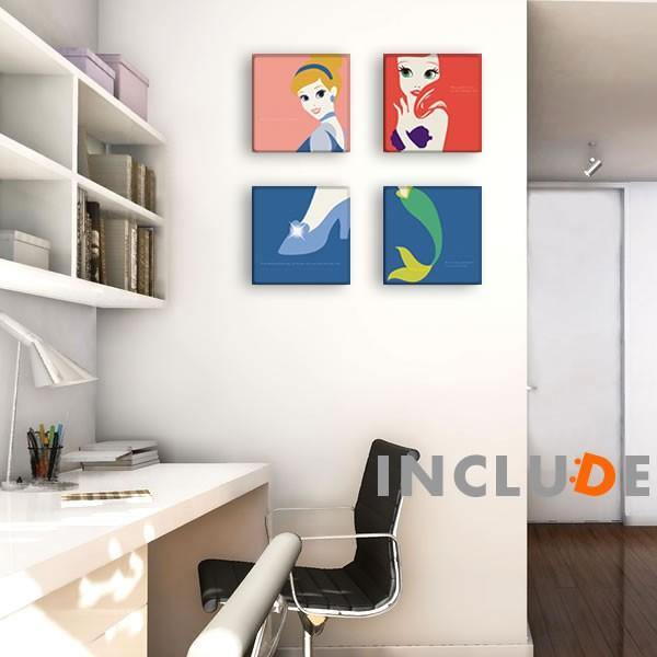 アートパネル シンデレラ ガラスの靴 魔法 アリエル マーメイド 尻尾 リトル・マーメイド グリム兄弟 グリム童話 | 