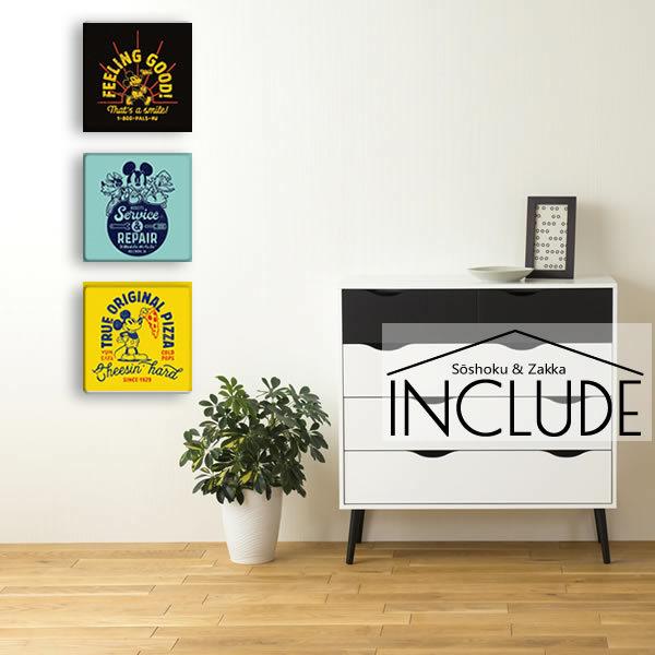 アートパネル ミッキーマウス ドナルド プルート グーフィー ピザ リペア サービス FEELING GOOD ポップ レトロ クラシック ディズニー ファンタジー Disney | 