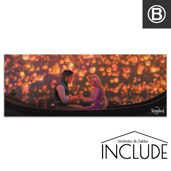 アートパネル ワイドサイズ ラプンツェル 城 キャッスル 美しい髪