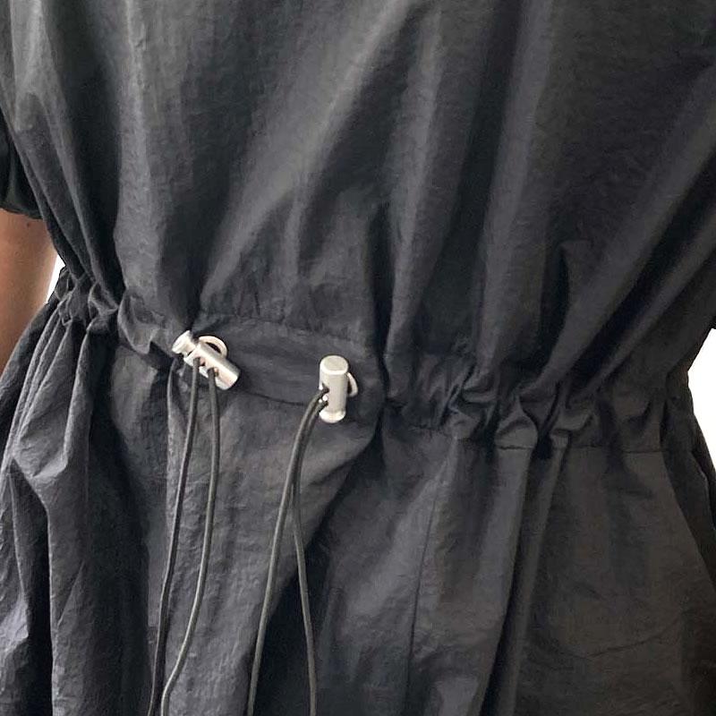 ウエスト部分のドロスト仕様がポイント ランタンスリーブワンピース |  | 06