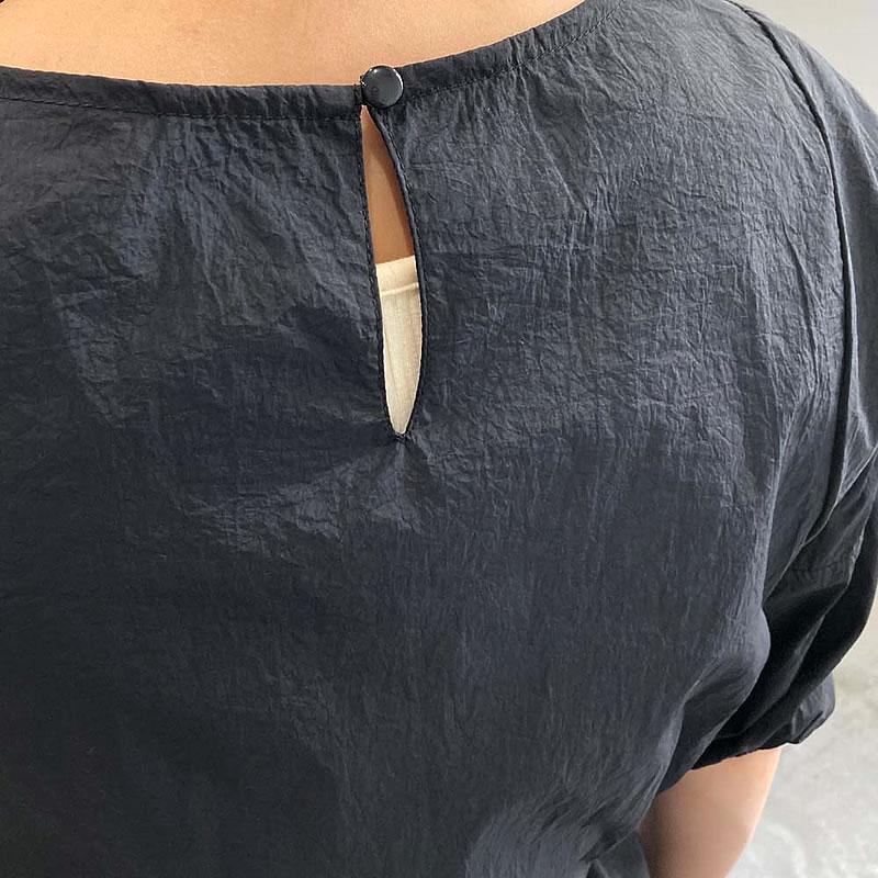 ウエスト部分のドロスト仕様がポイント ランタンスリーブワンピース |  | 07