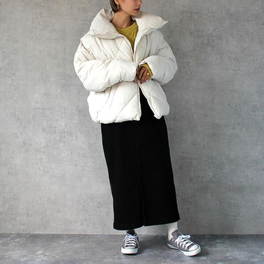 中綿ジャケット シンプルなデザインでマットな生地感と短すぎないちょうどいい丈感 |  | 10