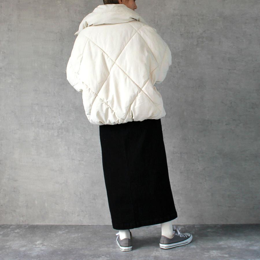 中綿ジャケット シンプルなデザインでマットな生地感と短すぎないちょうどいい丈感 |  | 12