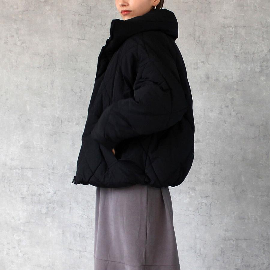 中綿ジャケット シンプルなデザインでマットな生地感と短すぎないちょうどいい丈感 |  | 02