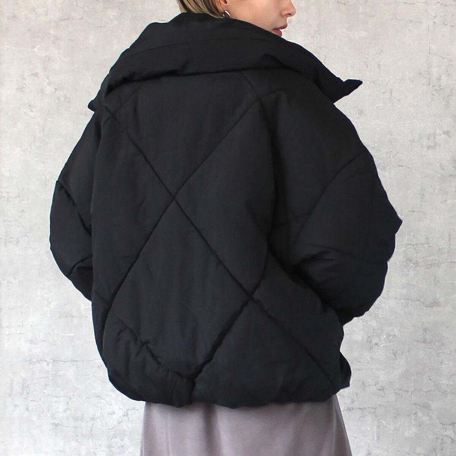 中綿ジャケット シンプルなデザインでマットな生地感と短すぎないちょうどいい丈感 |  | 03