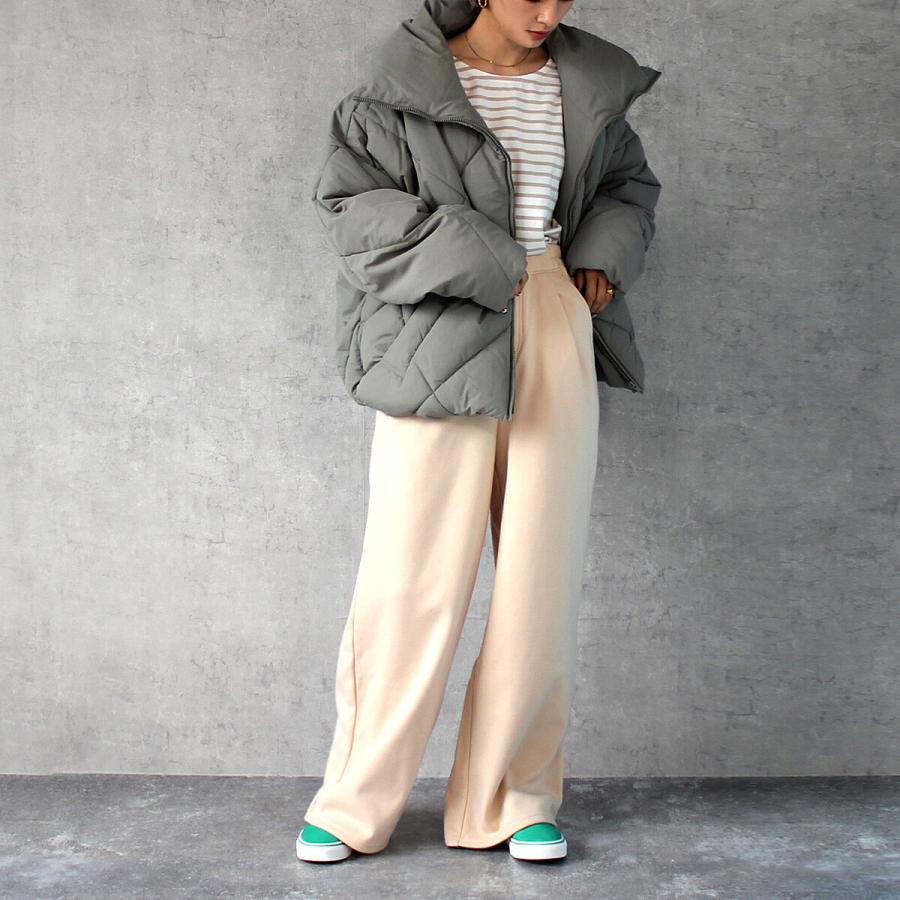 中綿ジャケット シンプルなデザインでマットな生地感と短すぎないちょうどいい丈感 |  | 06