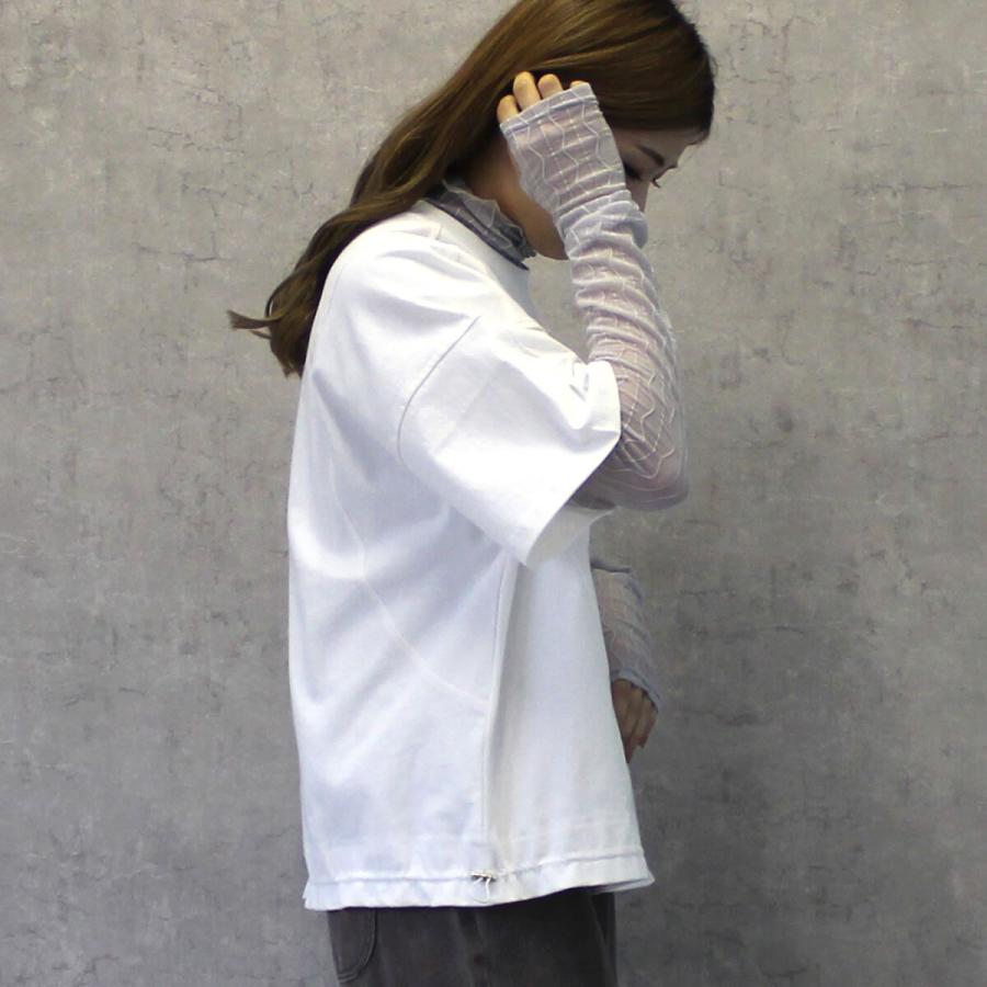 女性らしい透け感で一枚仕込むだけ洗練されたスタイリング　シアーハイネックプルオーバー |  | 08