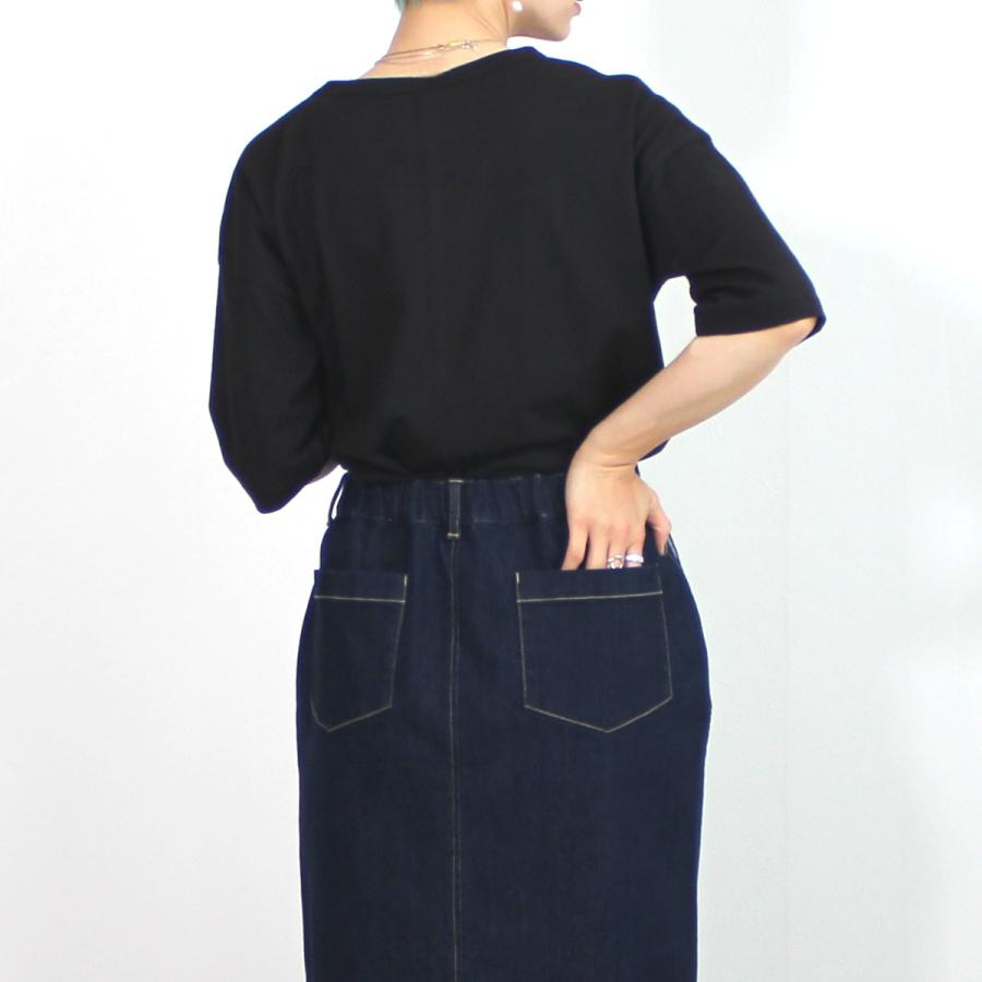 異なる３種類のレースで切り替えた大人かわいいTシャツ |  | 05