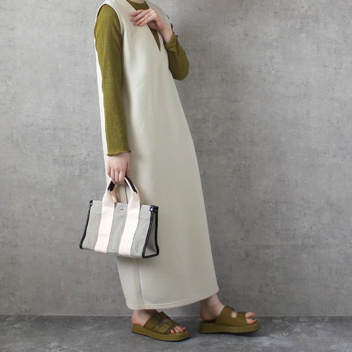 レイヤードが楽しくなる深Vネックロングワンピース |  | 04