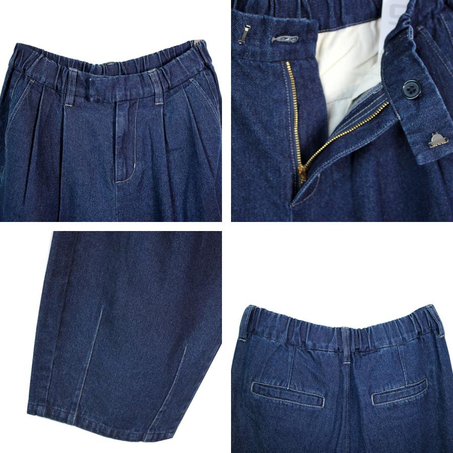 丸みにあるエッグシェイプがとってもかわいいデニムサーカスパンツ（股下58ｃｍ） |  | 11