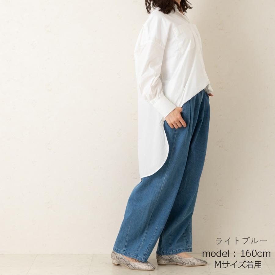 バルーンシルエットがとってもかわいいデニムサーカスパンツ |  | 01