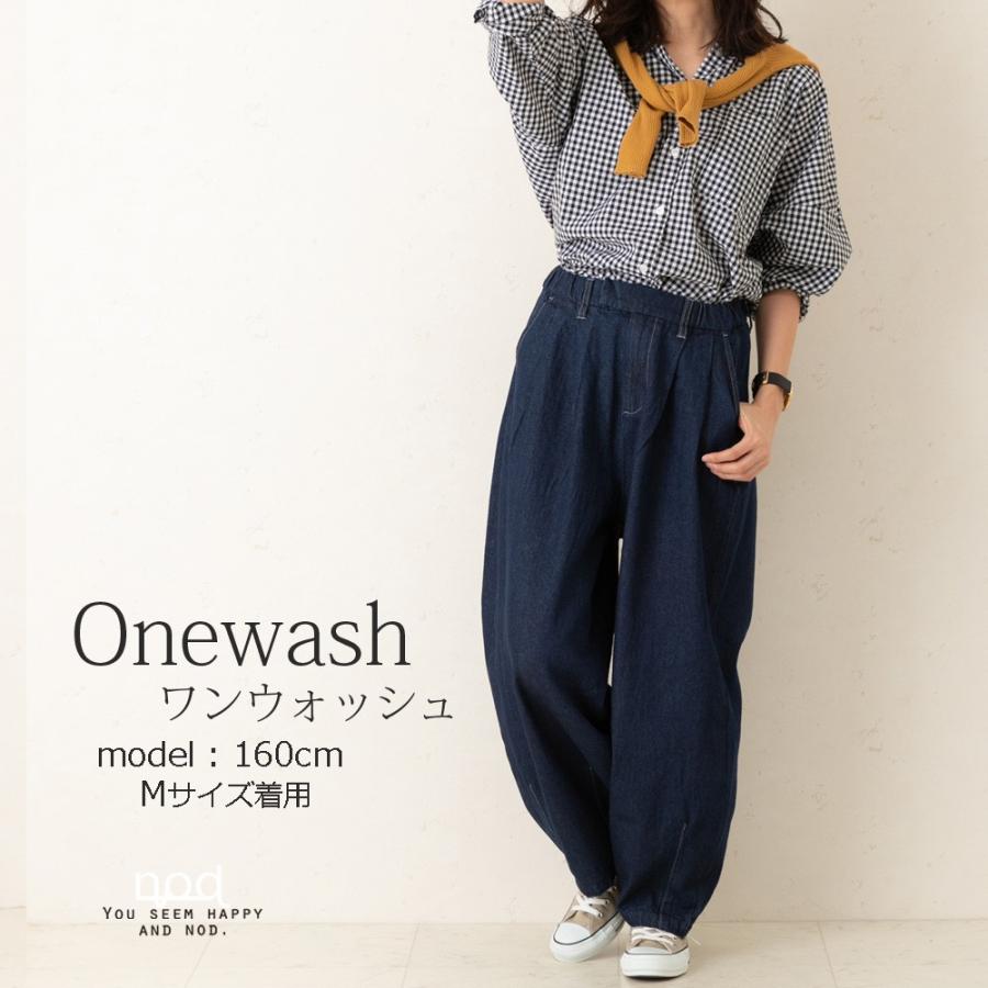 バルーンシルエットがとってもかわいいデニムサーカスパンツ |  | 03