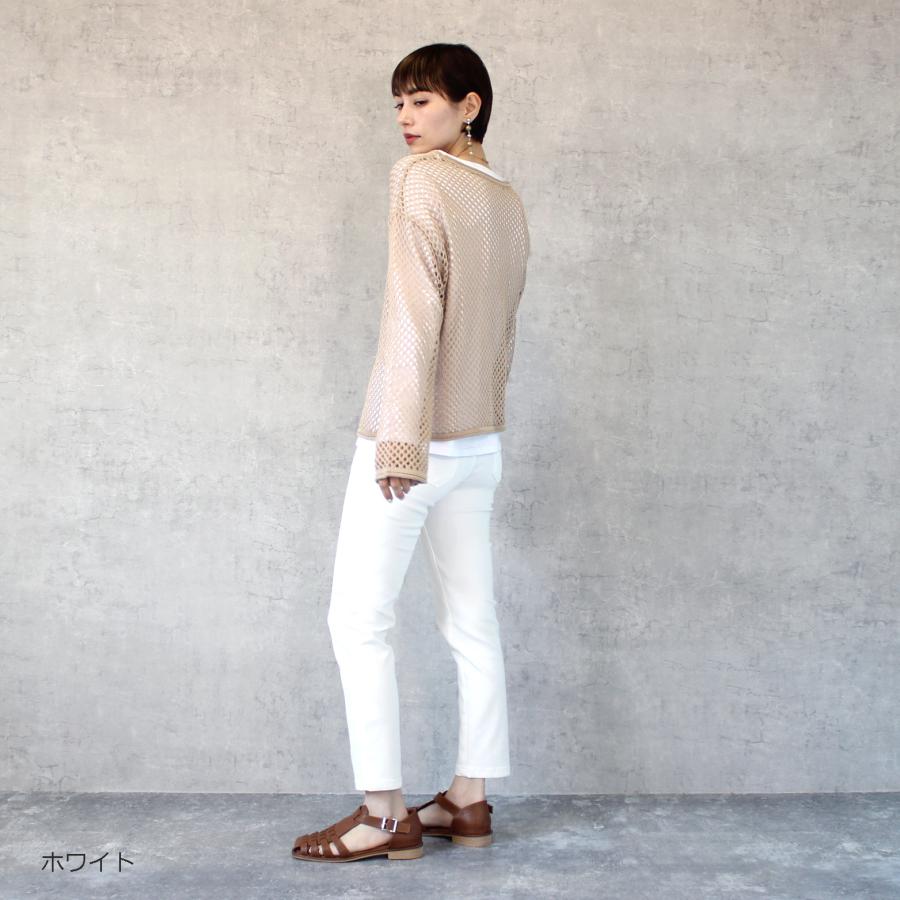 吸水速乾 接触冷感デニムスキニーパンツ(股下63ｃｍ）UVカット 洗濯が楽ちん |  | 01