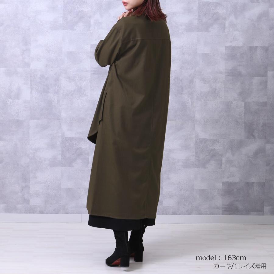 後ろ丈を長めにしたハイセンスなロングシャツ ギャバ起毛バックロングシャツ |  | 11