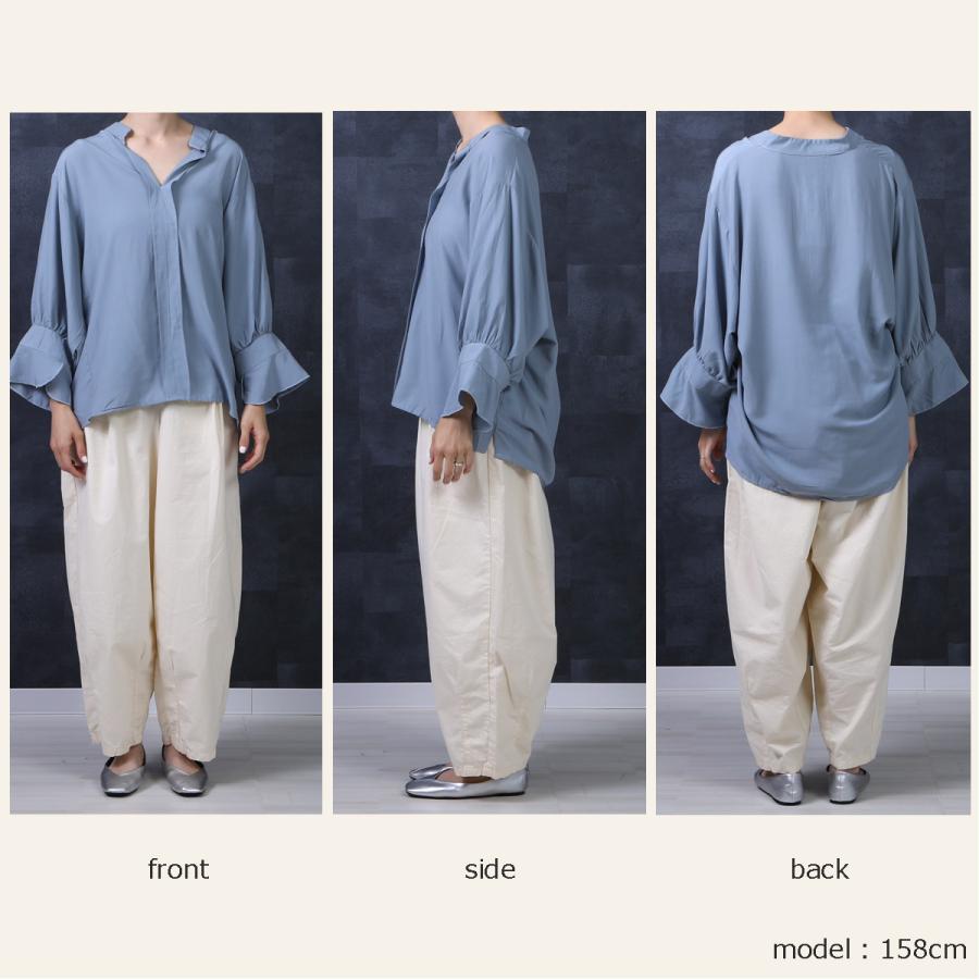 薄手のワッシャー素材を使用したプルオンタイプのサーカスパンツ |  | 10