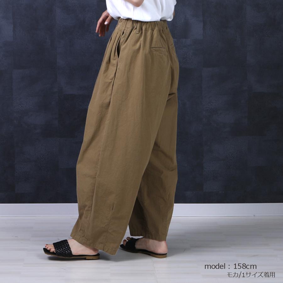 薄手のワッシャー素材を使用したプルオンタイプのサーカスパンツ |  | 01