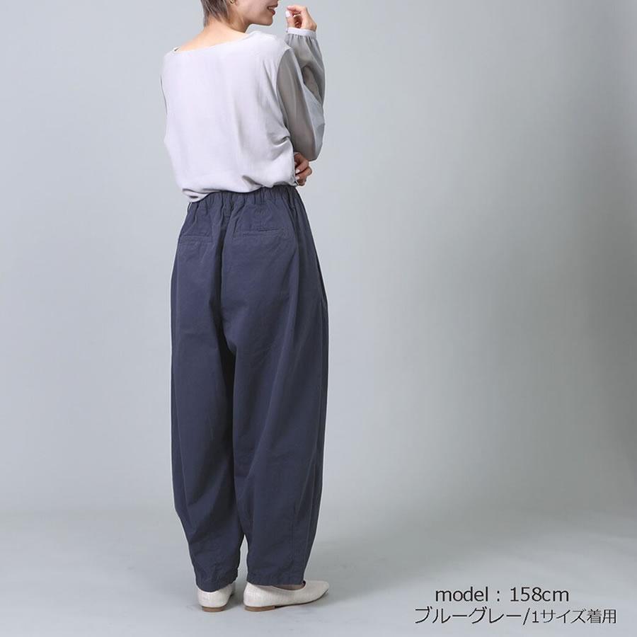 薄手のワッシャー素材を使用したプルオンタイプのサーカスパンツ |  | 07