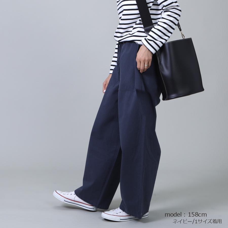 少し丸みにあるシルエットが特徴のドローストリング仕様　ヴィンテージコットンベイカーパンツ |  | 05