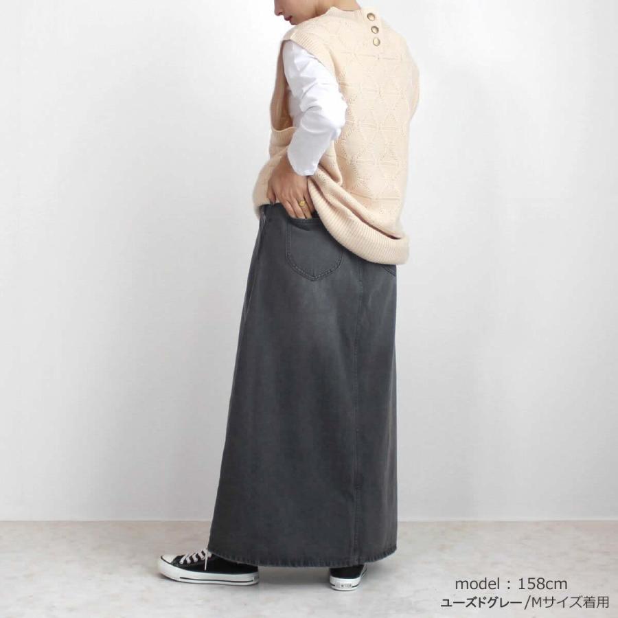 トレンドに左右されない王道デニムマキシ丈ロングスカート |  | 10