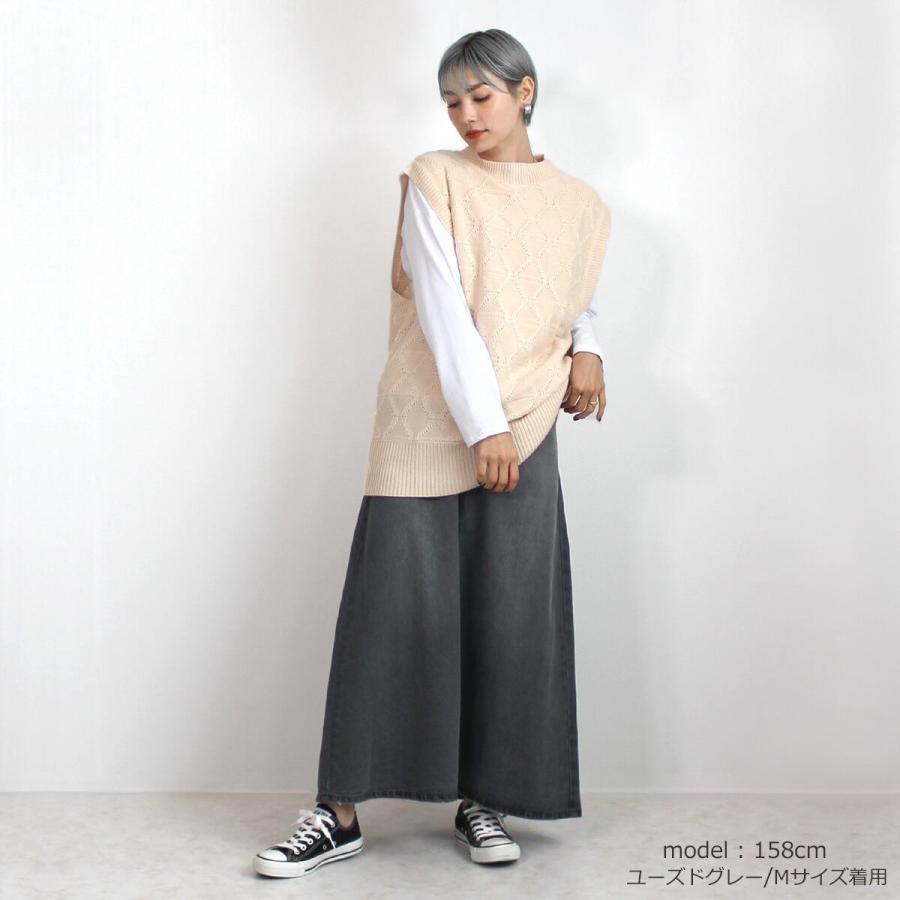 トレンドに左右されない王道デニムマキシ丈ロングスカート |  | 02