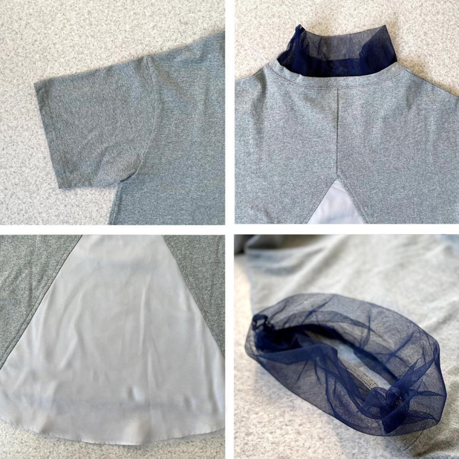 首元のレースと背中の切り替えがポイントのフレアラインTシャツ |  | 14