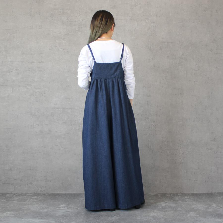 2022秋 ウェストのたっぷりギャザーでスカートに見えるキャミワイドサロペットパンツ |  | 14