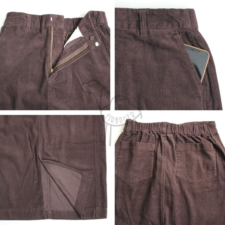 季節感をアップさせるコーデュロイ素材を使用した細見えIラインシルエットのロングスカート |  | 18