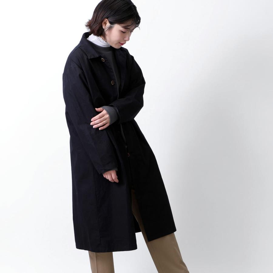 ロングコート ステンカラーコート ワッシャー加工による立体感のあるしわ感が味のある雰囲気 |  | 13