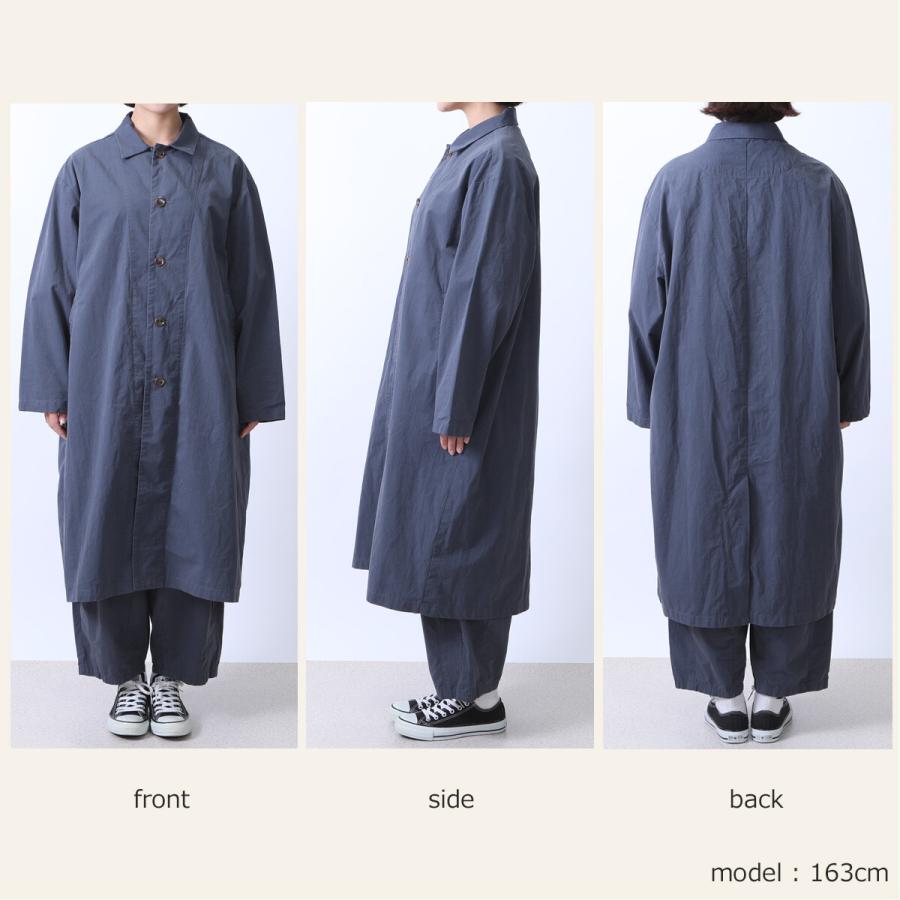 ロングコート ステンカラーコート ワッシャー加工による立体感のあるしわ感が味のある雰囲気 |  | 17