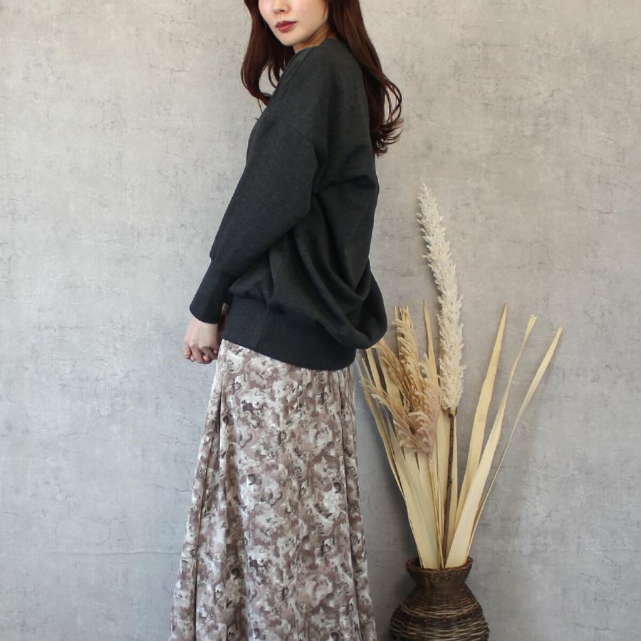 暖か 裏シャギー アルガンオイル加工+裏シャギーVネックプルオーバー |  | 10