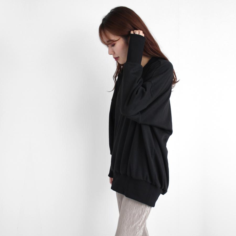 暖か 裏シャギー アルガンオイル加工+裏シャギーVネックプルオーバー |  | 02