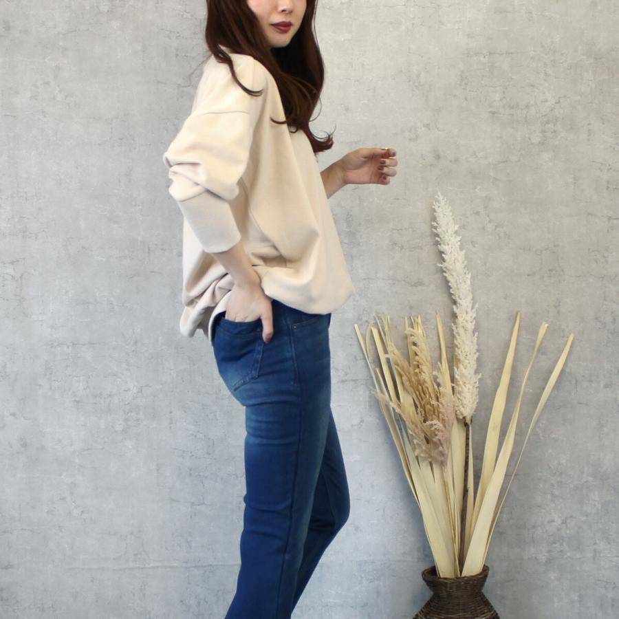 暖か 裏シャギー アルガンオイル加工+裏シャギーVネックプルオーバー |  | 04