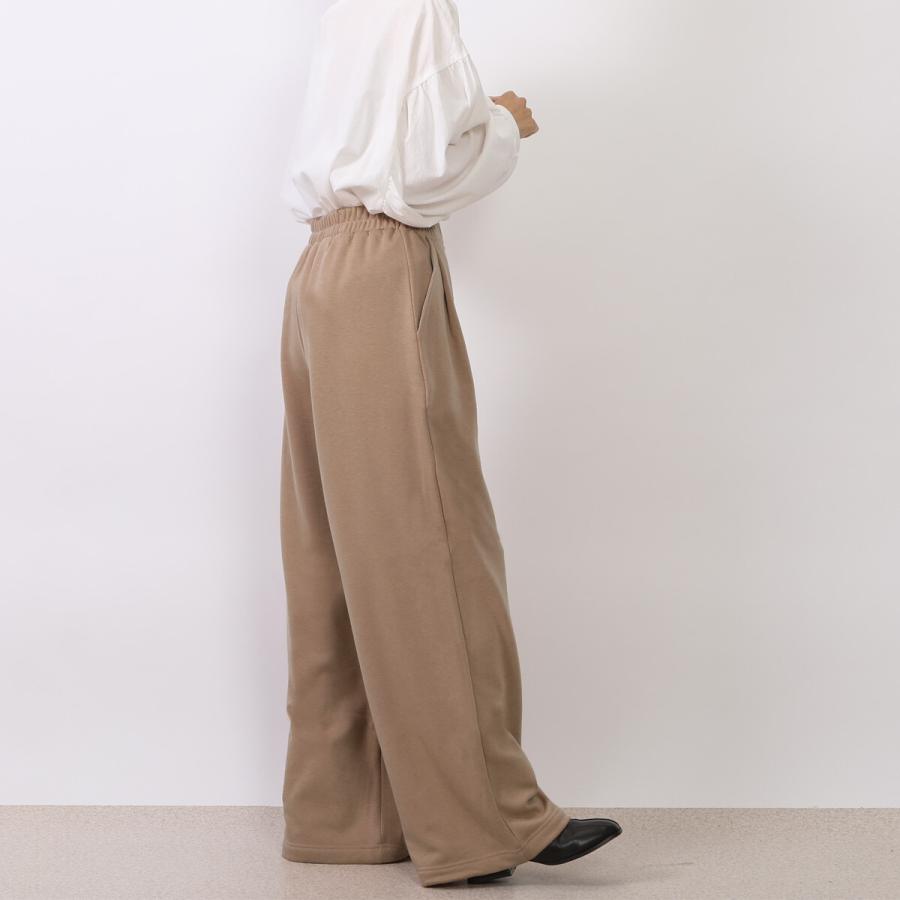 暖か裏シャギー アルガンオイル加工+裏シャギーワイドパンツ |  | 05