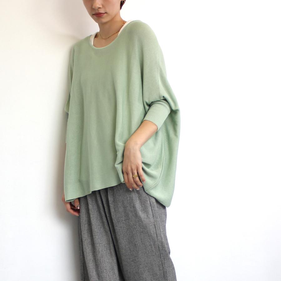 ドルマンスリーブのルーズシルエットが大人可愛いサマーニット |  | 05