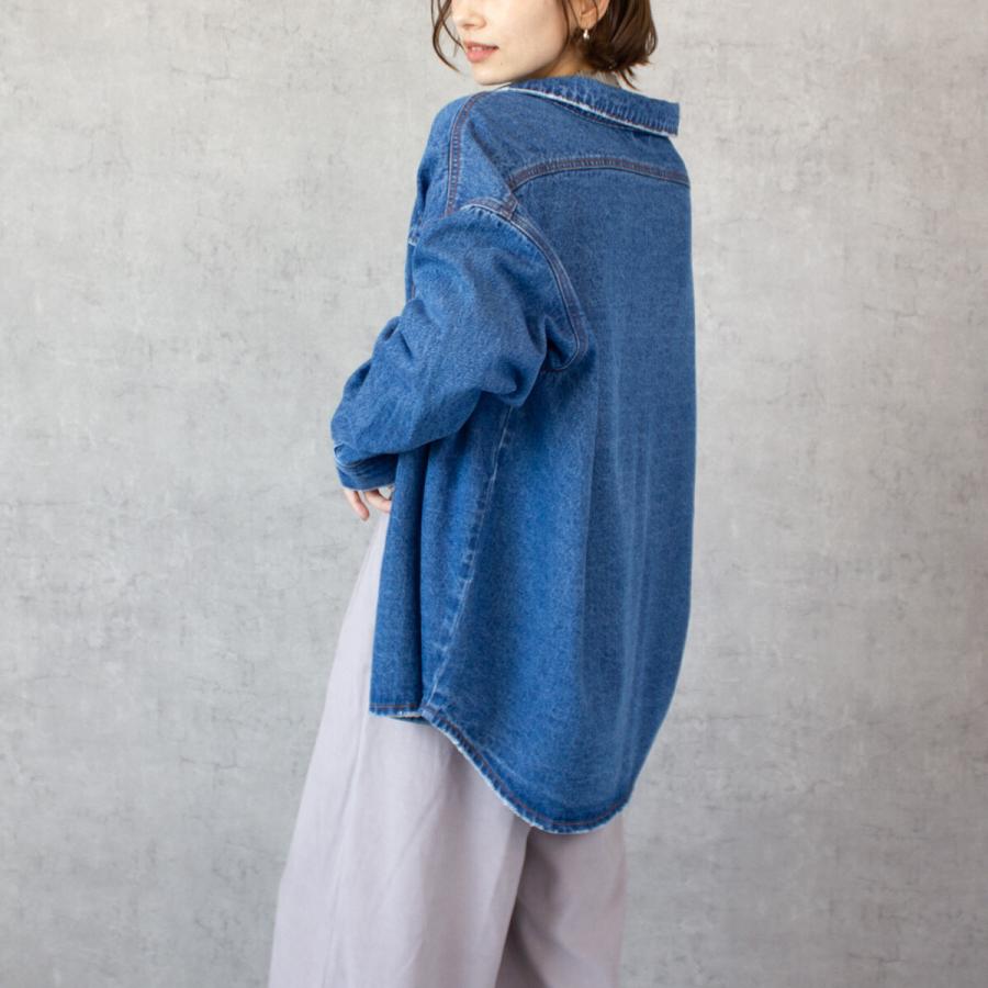 重たくないけど薄すぎないにこだわったオーバーサイズシャツ |  | 02