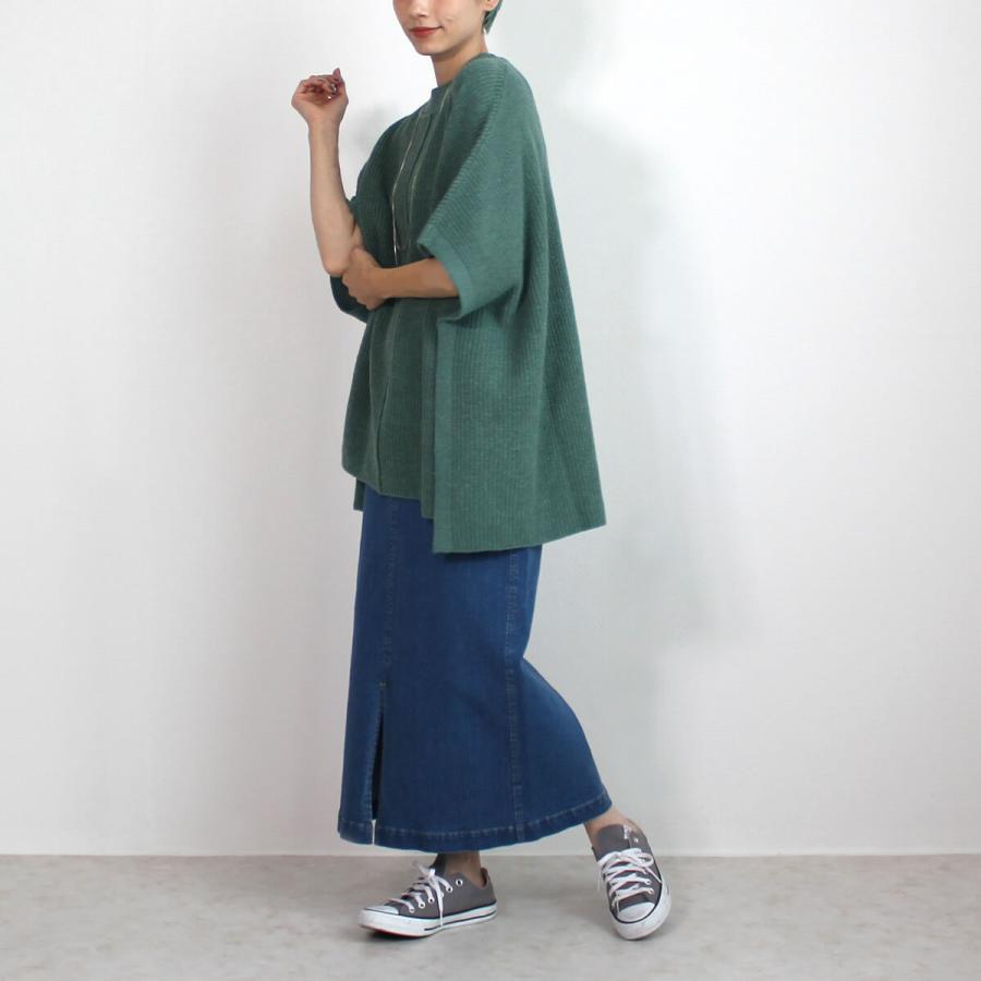 リブ ニットポンチョ リブニット ポンチョ センターライン ニット セーター |  | 09