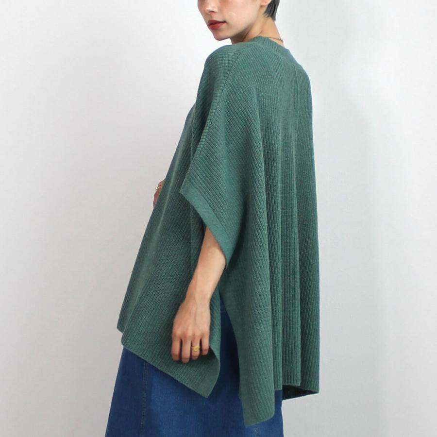 リブ ニットポンチョ リブニット ポンチョ センターライン ニット セーター |  | 10