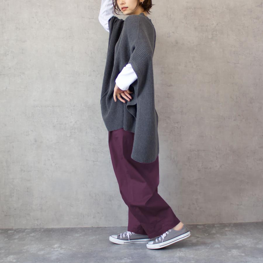 リブ ニットポンチョ リブニット ポンチョ センターライン ニット セーター |  | 11