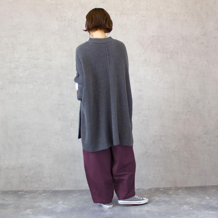 リブ ニットポンチョ リブニット ポンチョ センターライン ニット セーター |  | 12