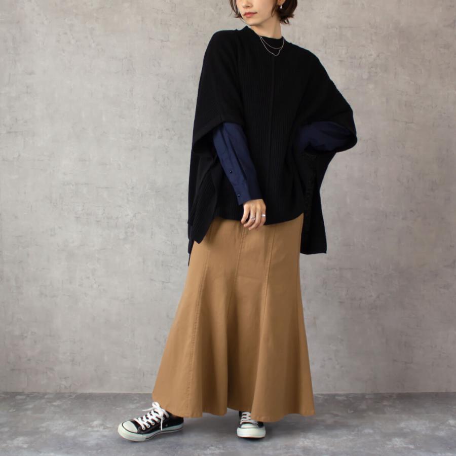 リブ ニットポンチョ リブニット ポンチョ センターライン ニット セーター |  | 13