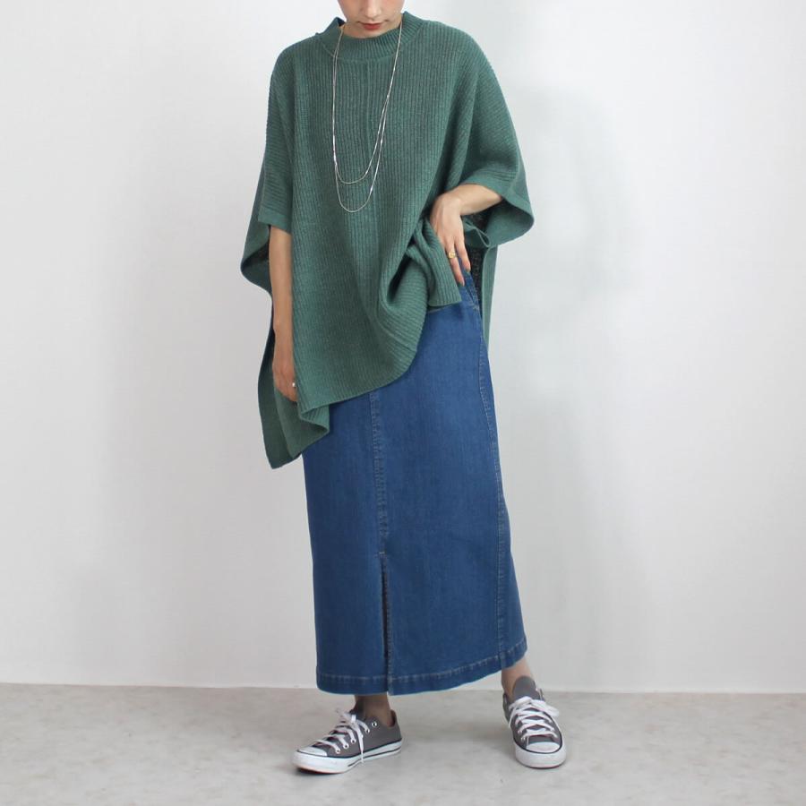 リブ ニットポンチョ リブニット ポンチョ センターライン ニット セーター |  | 02