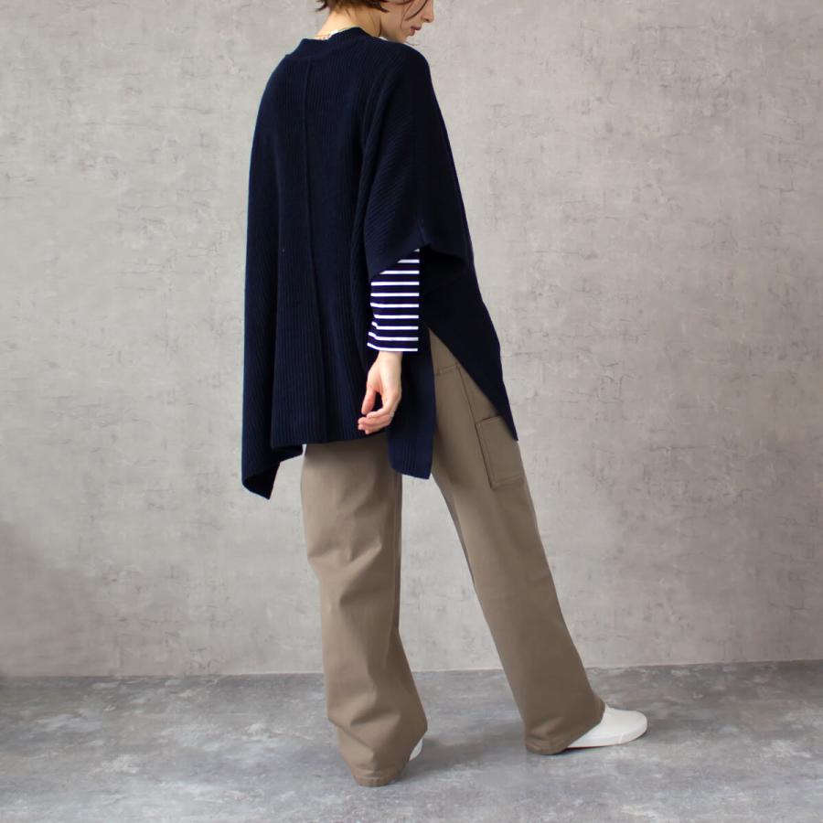 リブ ニットポンチョ リブニット ポンチョ センターライン ニット セーター |  | 06