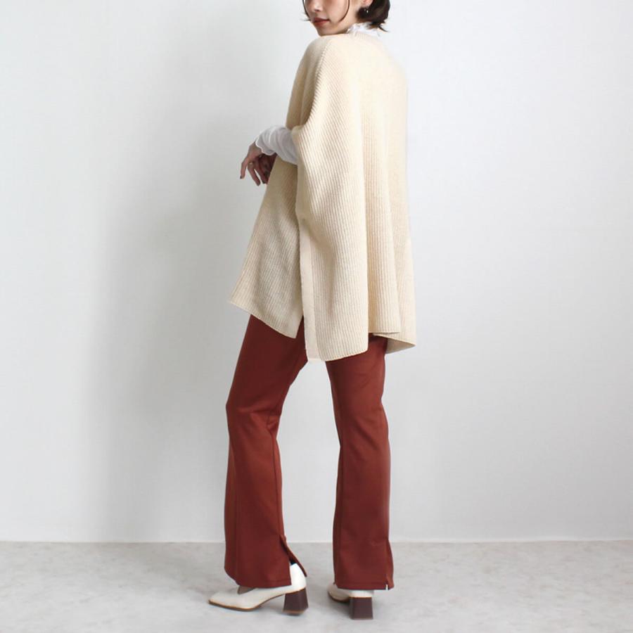 リブ ニットポンチョ リブニット ポンチョ センターライン ニット セーター |  | 07