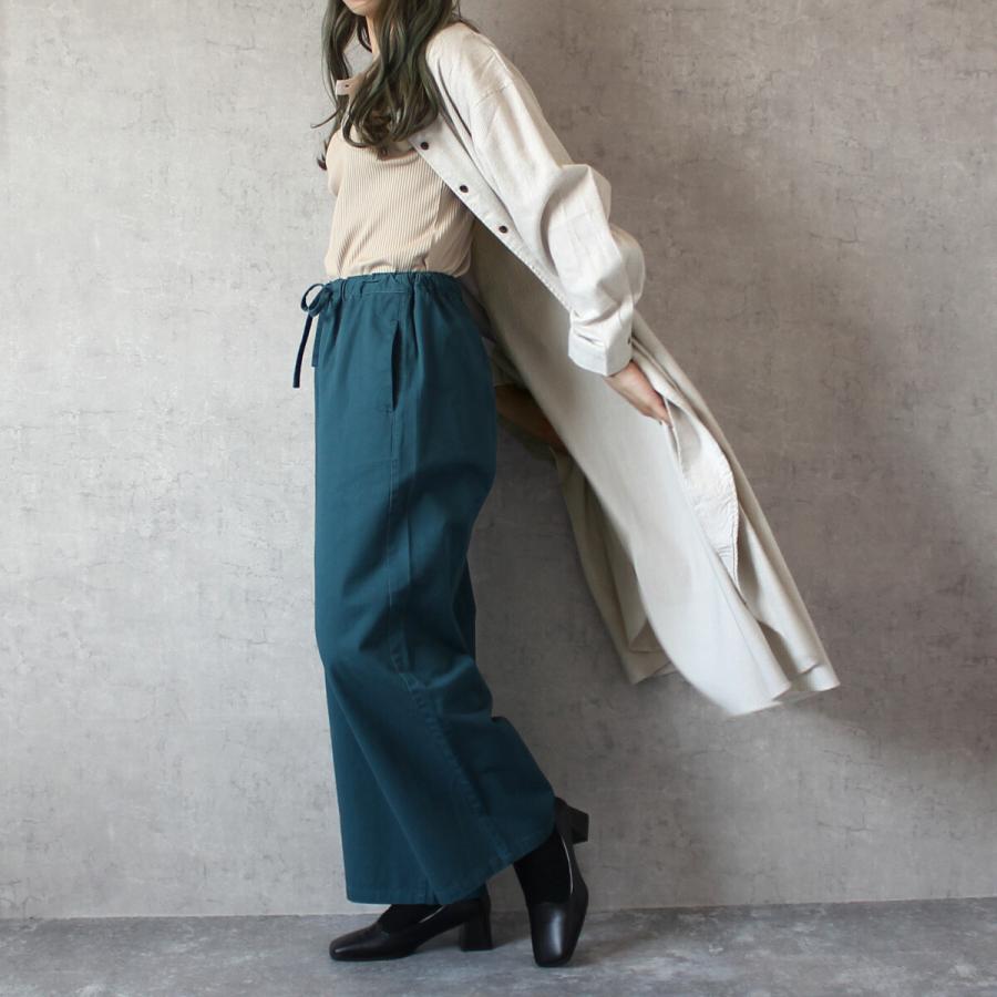 抜群な着心地とシルエットにこだわったネルストライプロングシャツ ワンピース |  | 04