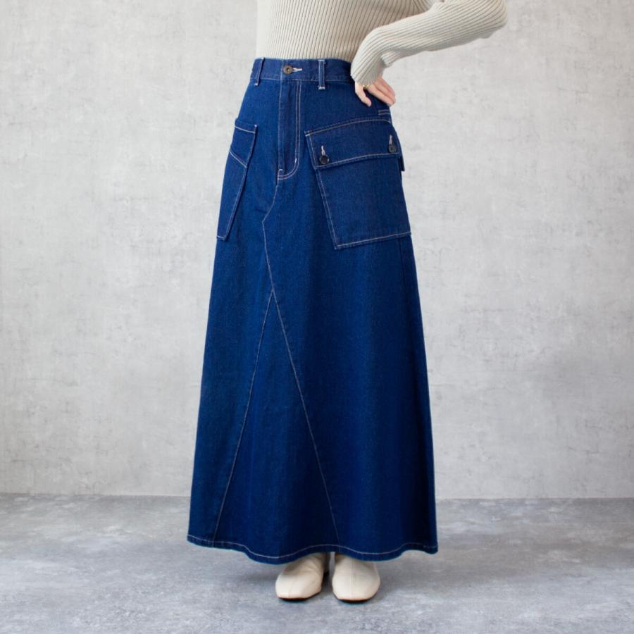 ワーク感のある仕上がりが楽しいペインターカーゴスカート |  | 11